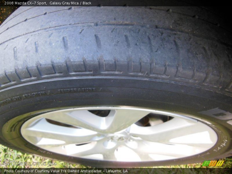 Galaxy Gray Mica / Black 2008 Mazda CX-7 Sport