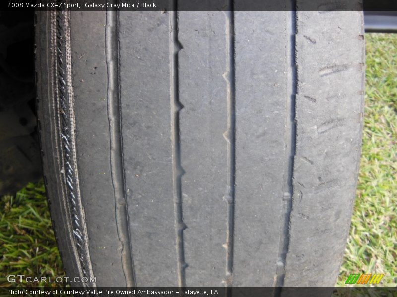 Galaxy Gray Mica / Black 2008 Mazda CX-7 Sport