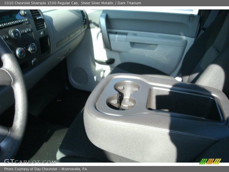 Sheer Silver Metallic / Dark Titanium 2010 Chevrolet Silverado 1500 Regular Cab