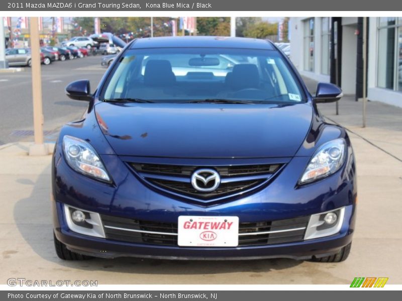 Kona Blue Mica / Black 2011 Mazda MAZDA6 i Grand Touring Sedan
