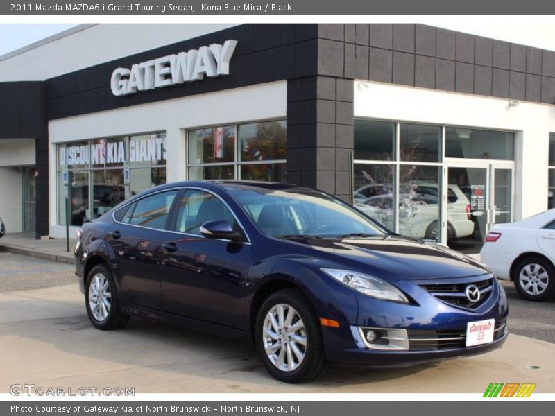 Kona Blue Mica / Black 2011 Mazda MAZDA6 i Grand Touring Sedan