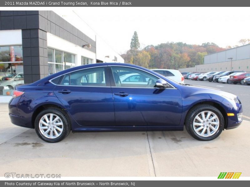 Kona Blue Mica / Black 2011 Mazda MAZDA6 i Grand Touring Sedan