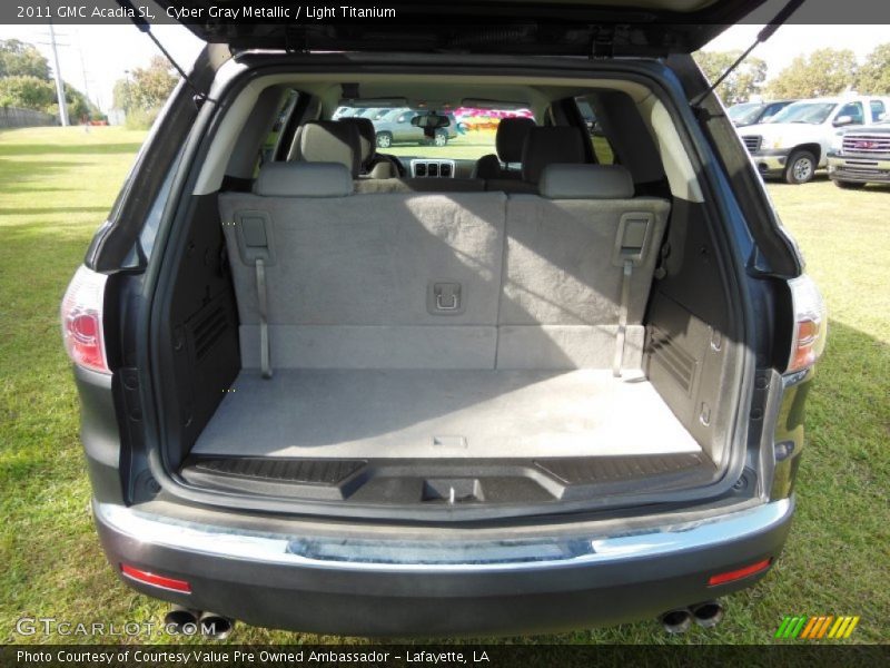 Cyber Gray Metallic / Light Titanium 2011 GMC Acadia SL