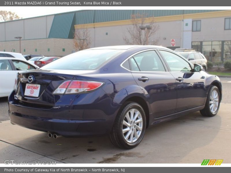 Kona Blue Mica / Black 2011 Mazda MAZDA6 i Grand Touring Sedan