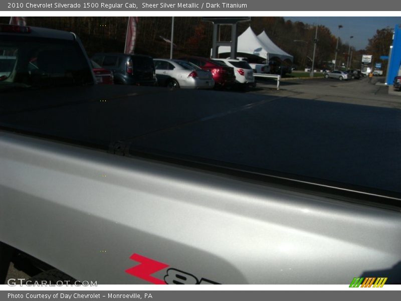 Sheer Silver Metallic / Dark Titanium 2010 Chevrolet Silverado 1500 Regular Cab