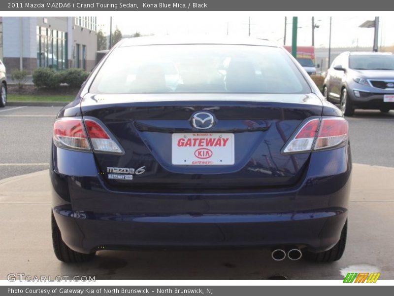 Kona Blue Mica / Black 2011 Mazda MAZDA6 i Grand Touring Sedan