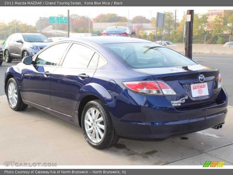 Kona Blue Mica / Black 2011 Mazda MAZDA6 i Grand Touring Sedan