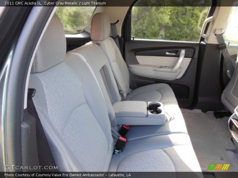 Cyber Gray Metallic / Light Titanium 2011 GMC Acadia SL