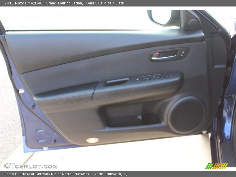 Kona Blue Mica / Black 2011 Mazda MAZDA6 i Grand Touring Sedan