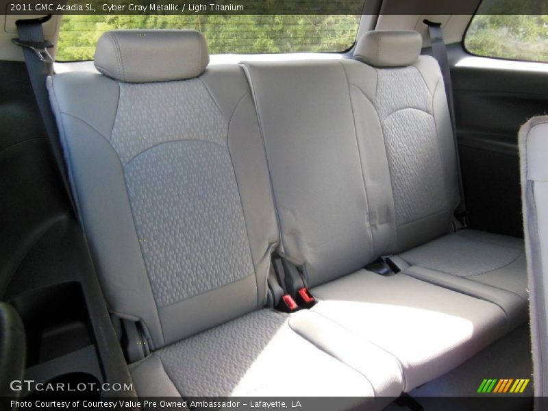 Cyber Gray Metallic / Light Titanium 2011 GMC Acadia SL