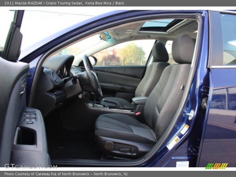 Kona Blue Mica / Black 2011 Mazda MAZDA6 i Grand Touring Sedan