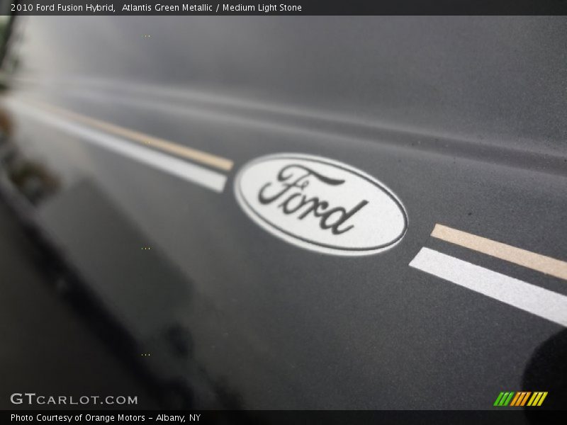 Atlantis Green Metallic / Medium Light Stone 2010 Ford Fusion Hybrid