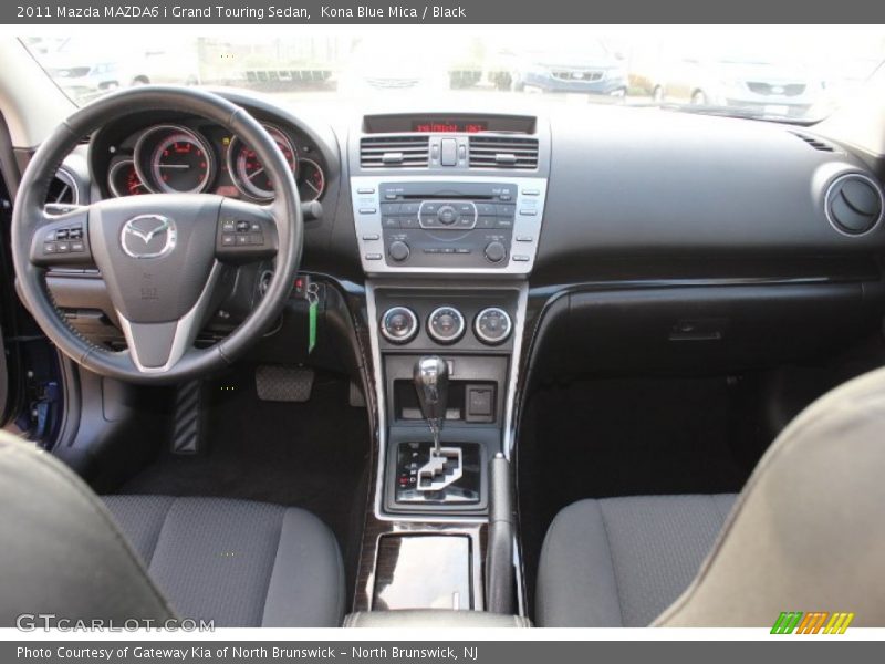 Kona Blue Mica / Black 2011 Mazda MAZDA6 i Grand Touring Sedan