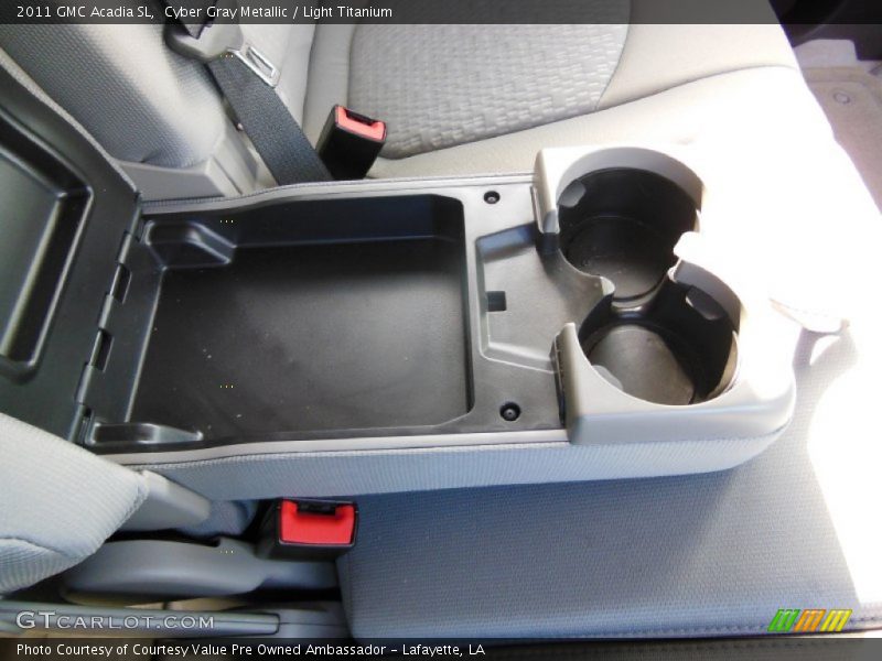 Cyber Gray Metallic / Light Titanium 2011 GMC Acadia SL