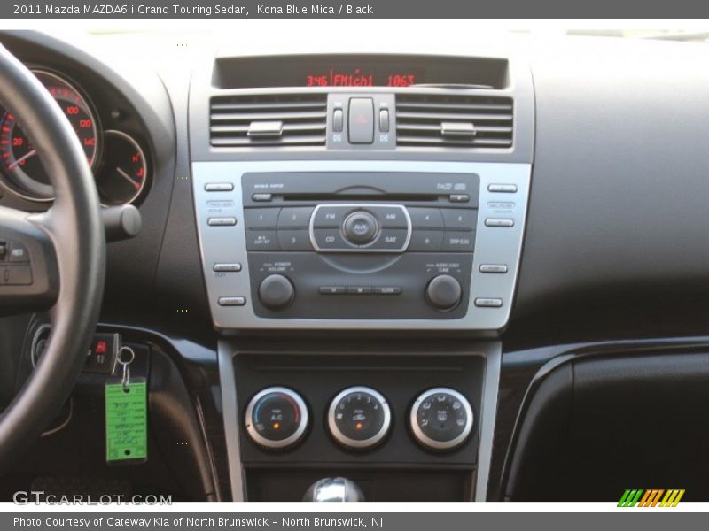 Kona Blue Mica / Black 2011 Mazda MAZDA6 i Grand Touring Sedan