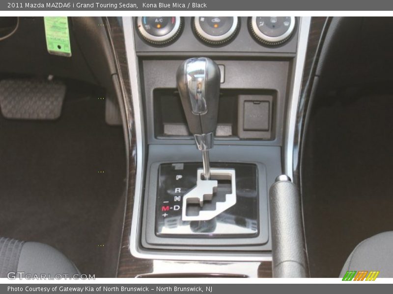 Kona Blue Mica / Black 2011 Mazda MAZDA6 i Grand Touring Sedan