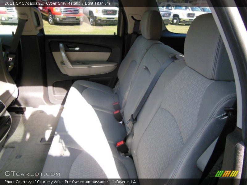 Cyber Gray Metallic / Light Titanium 2011 GMC Acadia SL