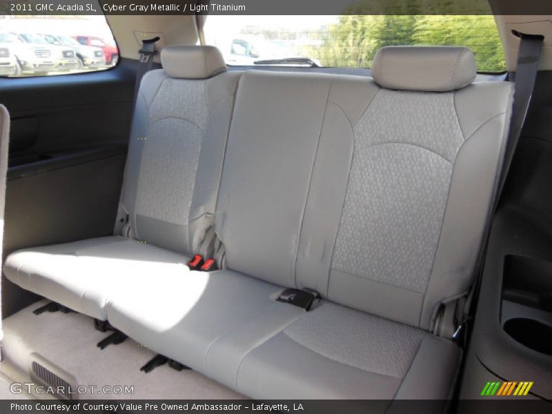 Cyber Gray Metallic / Light Titanium 2011 GMC Acadia SL