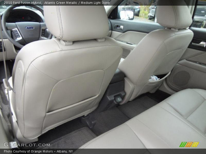 Atlantis Green Metallic / Medium Light Stone 2010 Ford Fusion Hybrid