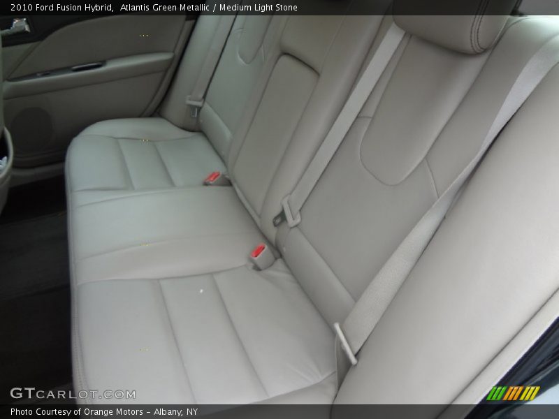 Atlantis Green Metallic / Medium Light Stone 2010 Ford Fusion Hybrid