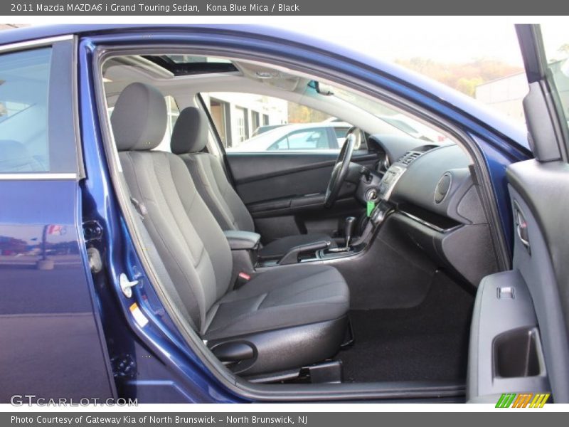 Kona Blue Mica / Black 2011 Mazda MAZDA6 i Grand Touring Sedan