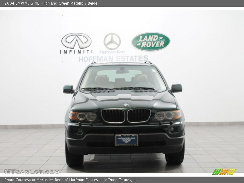 Highland Green Metallic / Beige 2004 BMW X5 3.0i