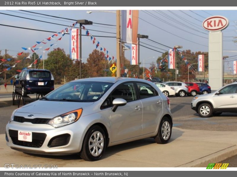 Bright Silver / Black 2012 Kia Rio Rio5 LX Hatchback