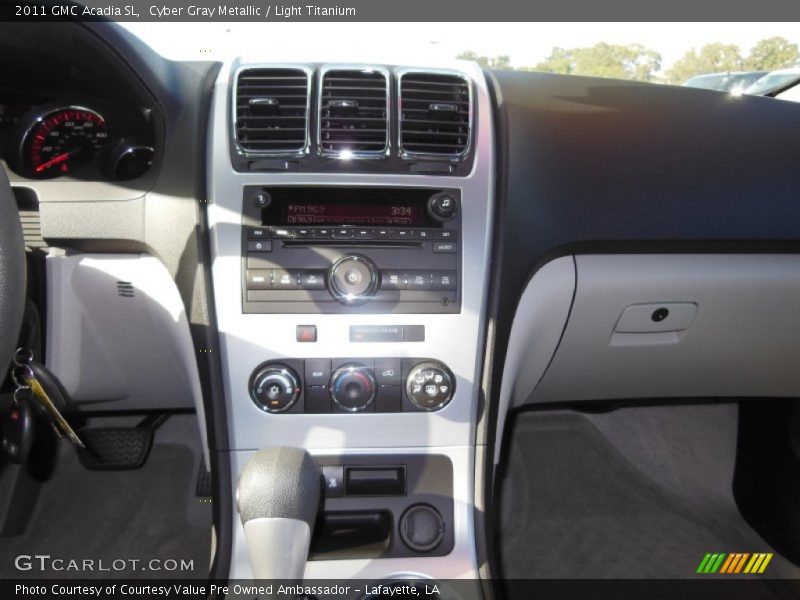 Cyber Gray Metallic / Light Titanium 2011 GMC Acadia SL