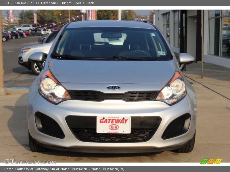 Bright Silver / Black 2012 Kia Rio Rio5 LX Hatchback