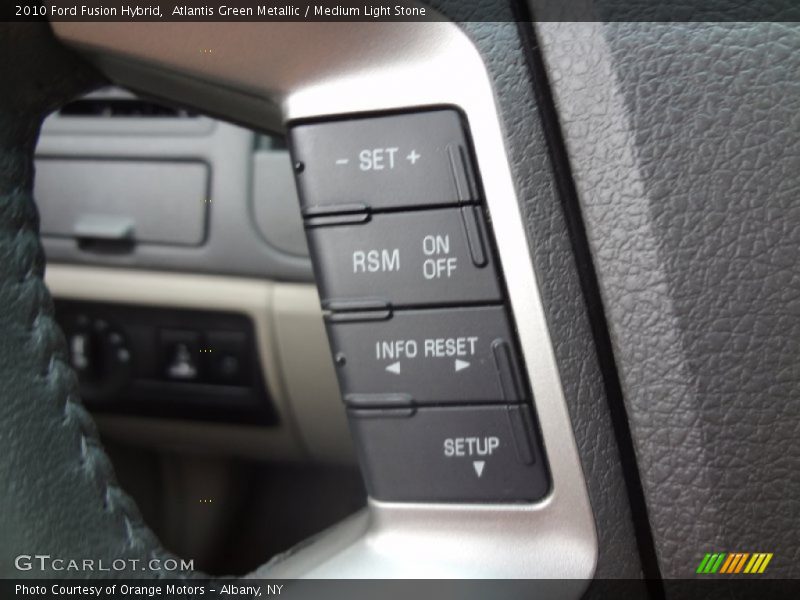 Atlantis Green Metallic / Medium Light Stone 2010 Ford Fusion Hybrid