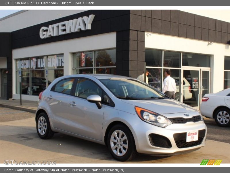 Bright Silver / Black 2012 Kia Rio Rio5 LX Hatchback