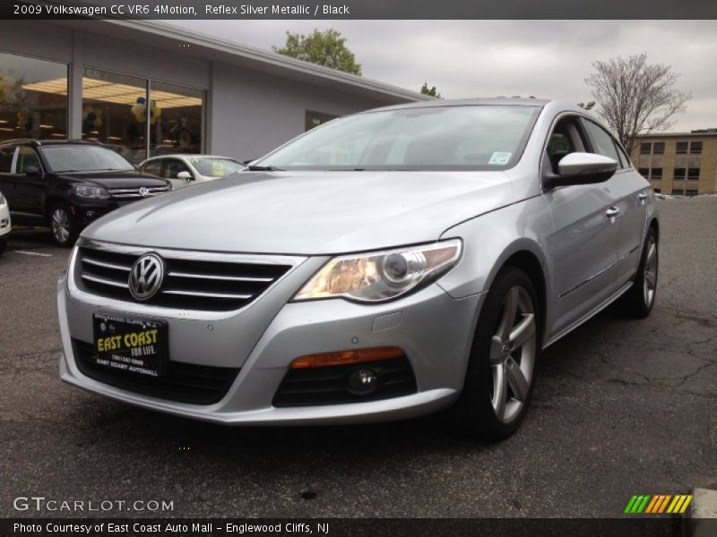 Reflex Silver Metallic / Black 2009 Volkswagen CC VR6 4Motion