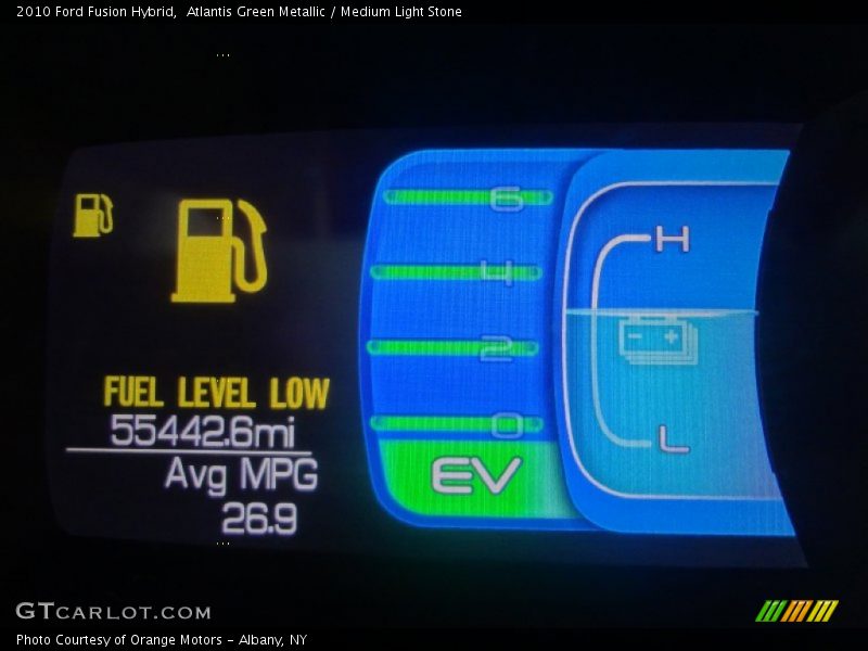 Atlantis Green Metallic / Medium Light Stone 2010 Ford Fusion Hybrid