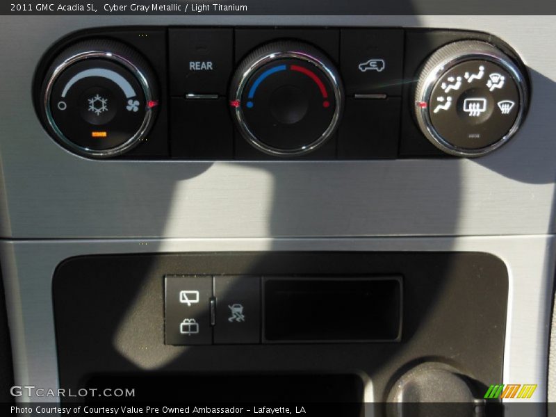 Cyber Gray Metallic / Light Titanium 2011 GMC Acadia SL
