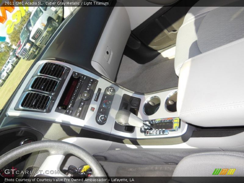 Cyber Gray Metallic / Light Titanium 2011 GMC Acadia SL