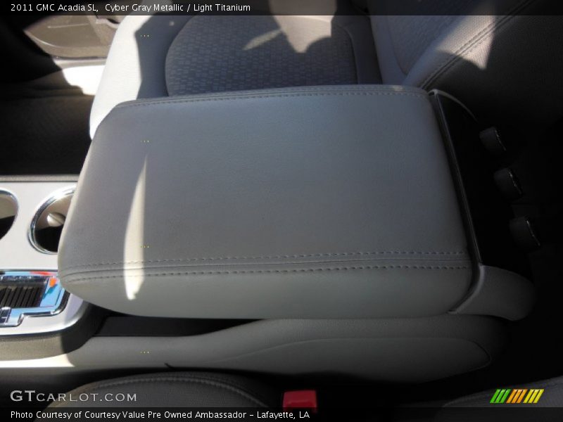 Cyber Gray Metallic / Light Titanium 2011 GMC Acadia SL