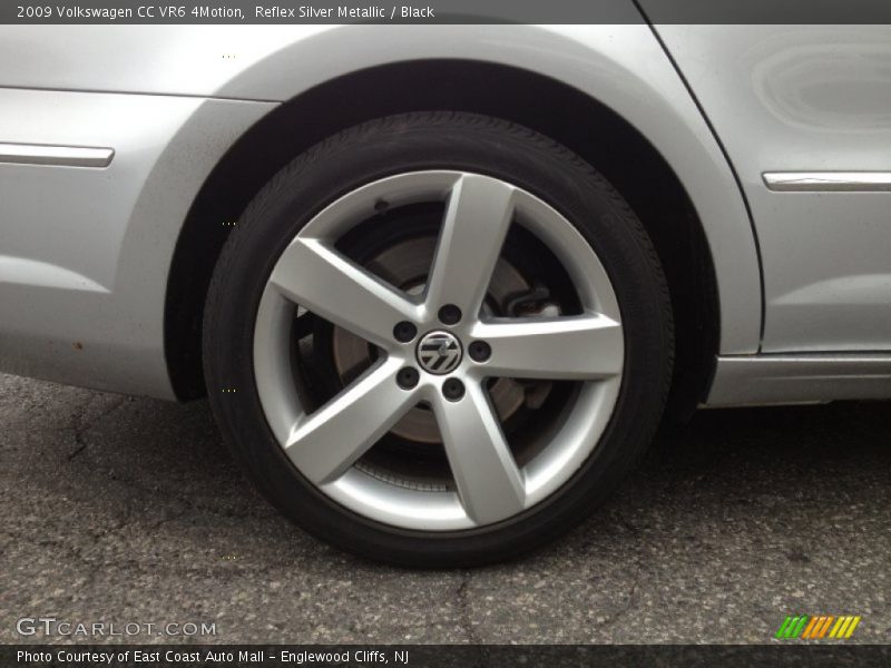 Reflex Silver Metallic / Black 2009 Volkswagen CC VR6 4Motion
