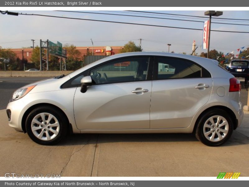 Bright Silver / Black 2012 Kia Rio Rio5 LX Hatchback