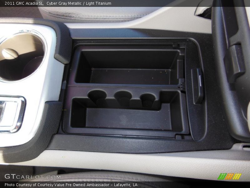 Cyber Gray Metallic / Light Titanium 2011 GMC Acadia SL