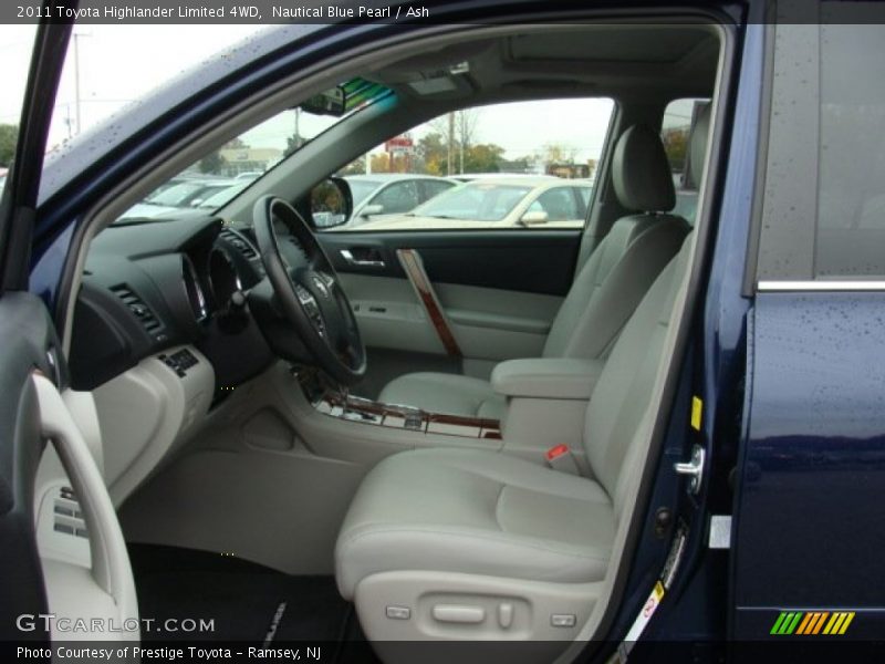 Nautical Blue Pearl / Ash 2011 Toyota Highlander Limited 4WD