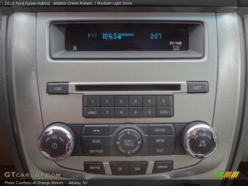 Controls of 2010 Fusion Hybrid