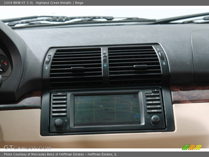 Highland Green Metallic / Beige 2004 BMW X5 3.0i