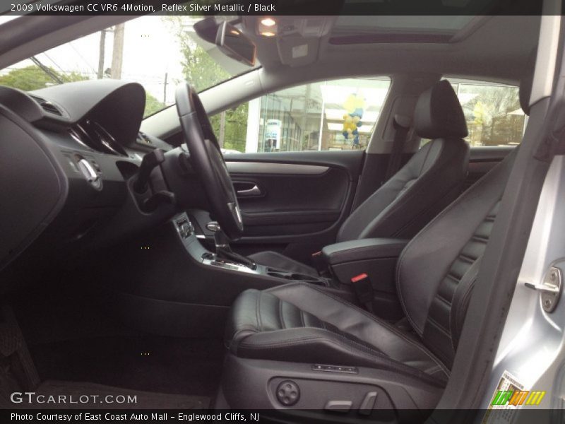Reflex Silver Metallic / Black 2009 Volkswagen CC VR6 4Motion