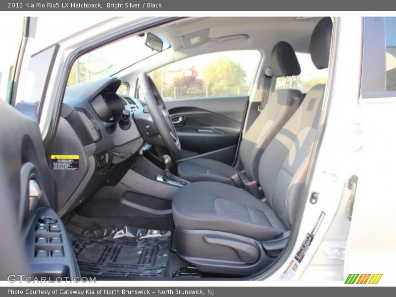 Bright Silver / Black 2012 Kia Rio Rio5 LX Hatchback