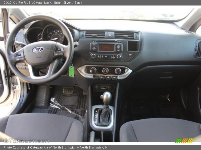 Bright Silver / Black 2012 Kia Rio Rio5 LX Hatchback