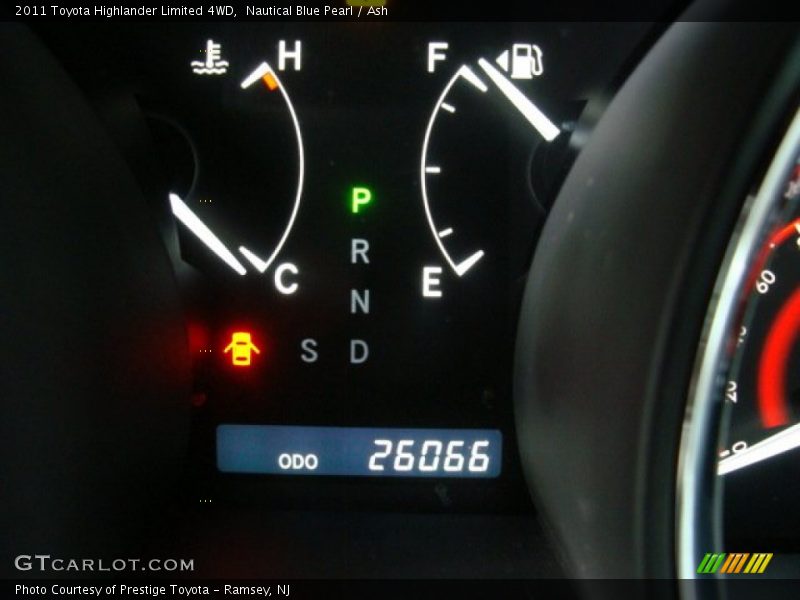 Nautical Blue Pearl / Ash 2011 Toyota Highlander Limited 4WD