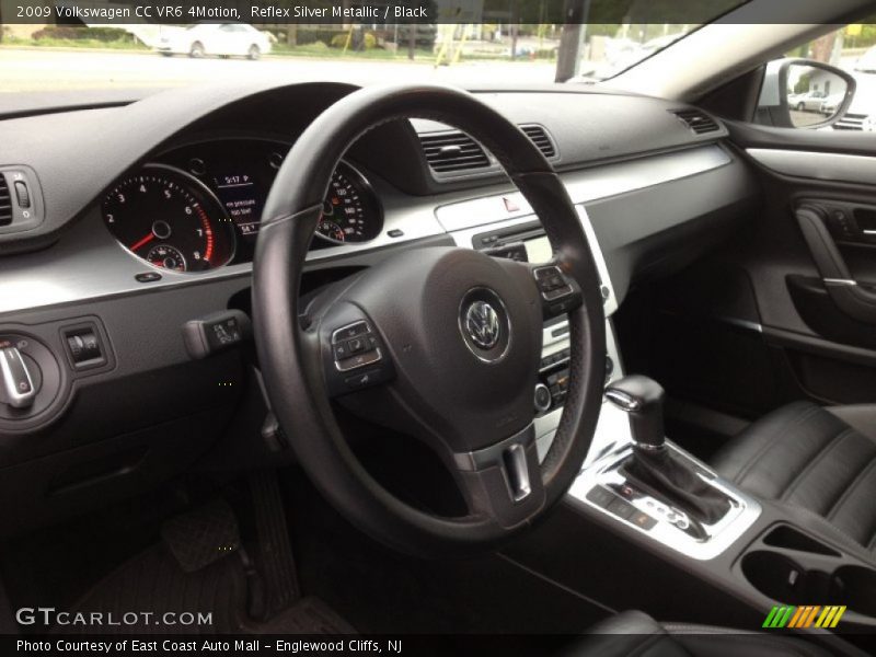 Reflex Silver Metallic / Black 2009 Volkswagen CC VR6 4Motion