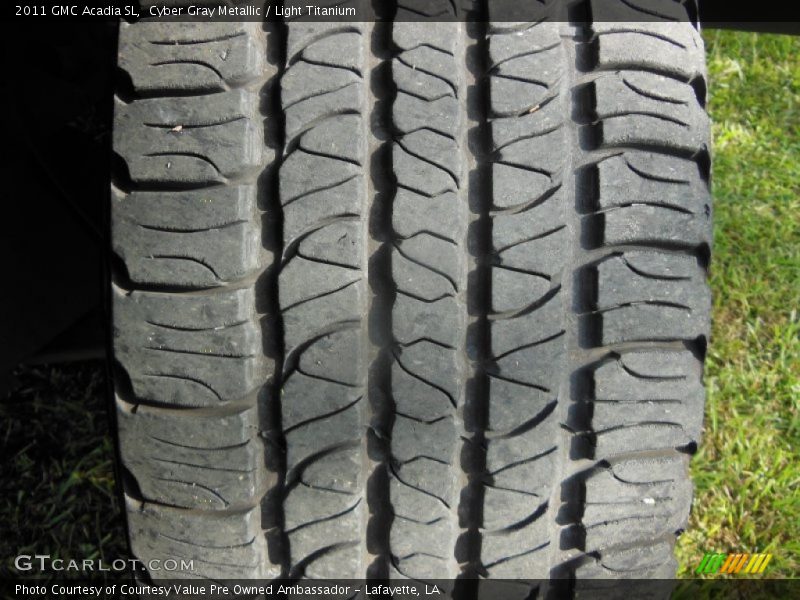 Cyber Gray Metallic / Light Titanium 2011 GMC Acadia SL