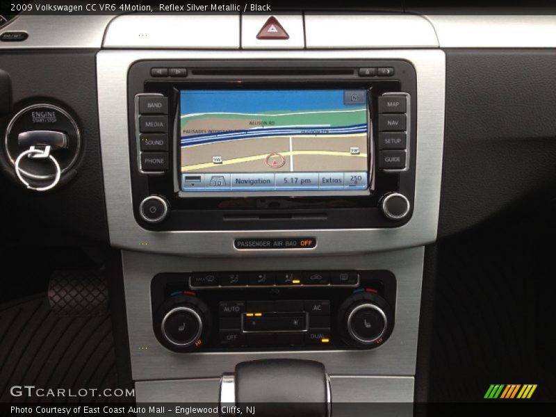 Reflex Silver Metallic / Black 2009 Volkswagen CC VR6 4Motion