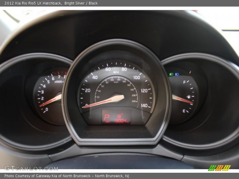 Bright Silver / Black 2012 Kia Rio Rio5 LX Hatchback